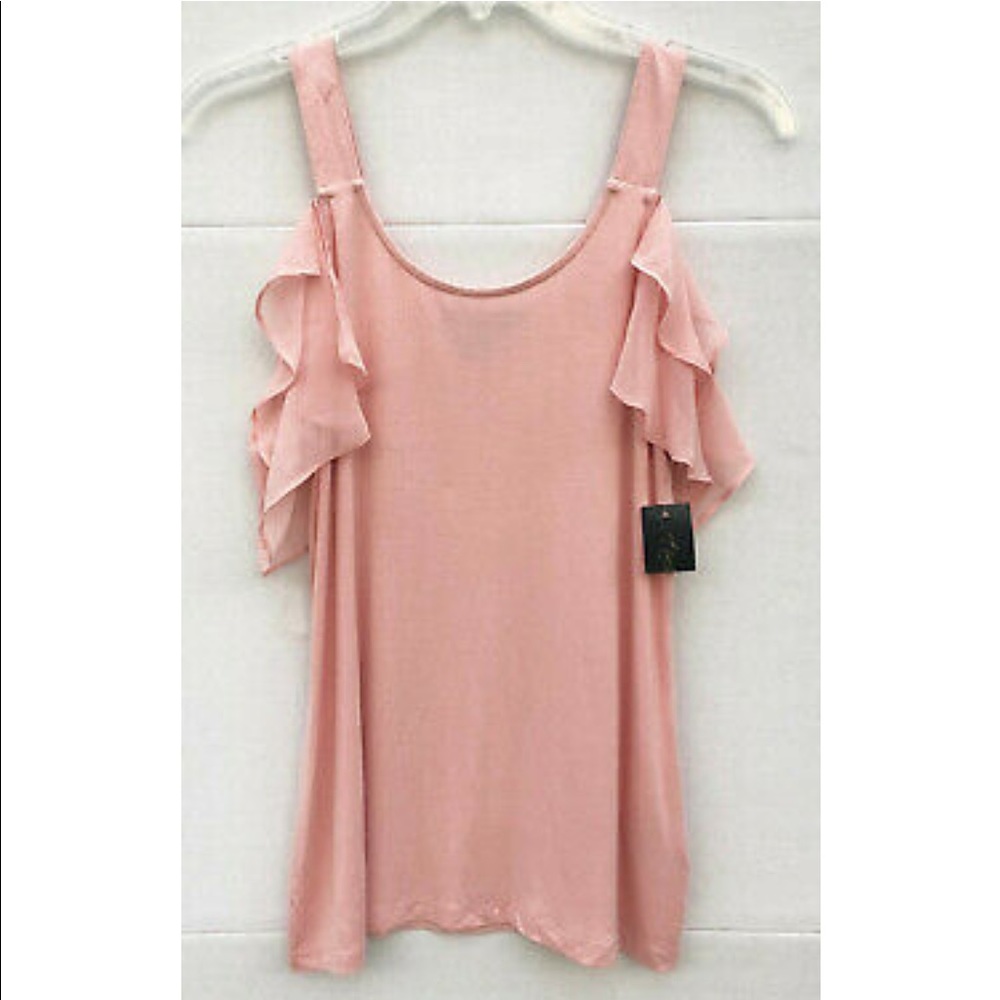 THALIA SODI Womens Pink Scoop Neck Top - Picture 4 of 5